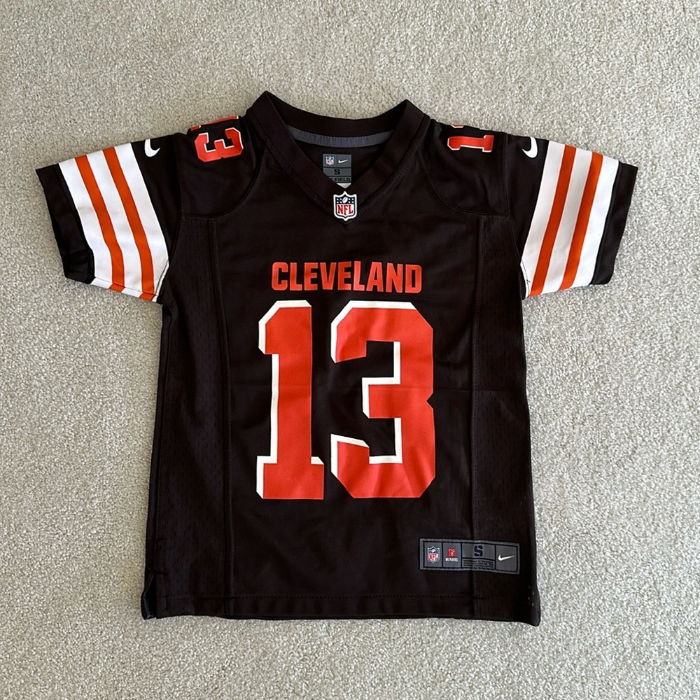 Odell Beckham Jr Jersey Brown NFL Boys Small (8) Nike